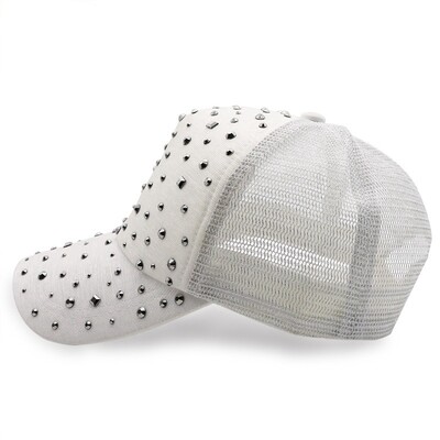 Strasszból állítható Baseball sapka Trucker sapka férfi légáteresztő hálós koreai változat nyári Snapback apa sapka