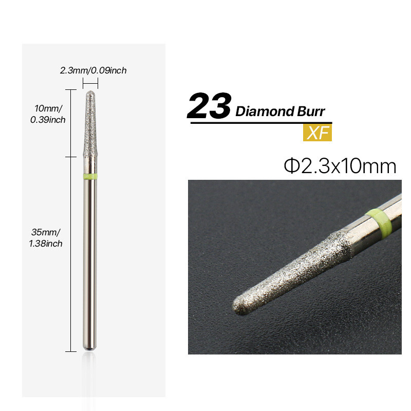Dijamantna glodala za početnike u manikuri Svrdla za nokte Uklanjanje mrtve kože na rubu nokta Alat