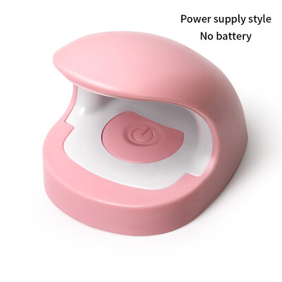 LULAA Mini nešiojamas kelioninis nagų džiovintuvas UV LED lempa USB greitai kietėjanti gelio lako džiovinimo lempa nagų dailės fototerapijos staklės