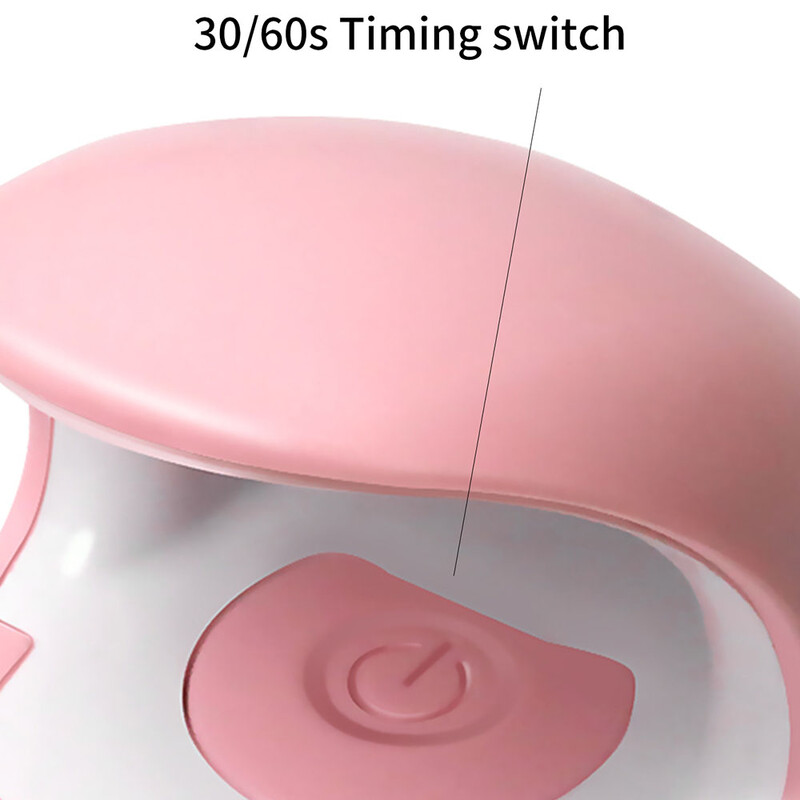 LULAA Mini nešiojamas kelioninis nagų džiovintuvas UV LED lempa USB greitai kietėjanti gelio lako džiovinimo lempa nagų dailės fototerapijos staklės