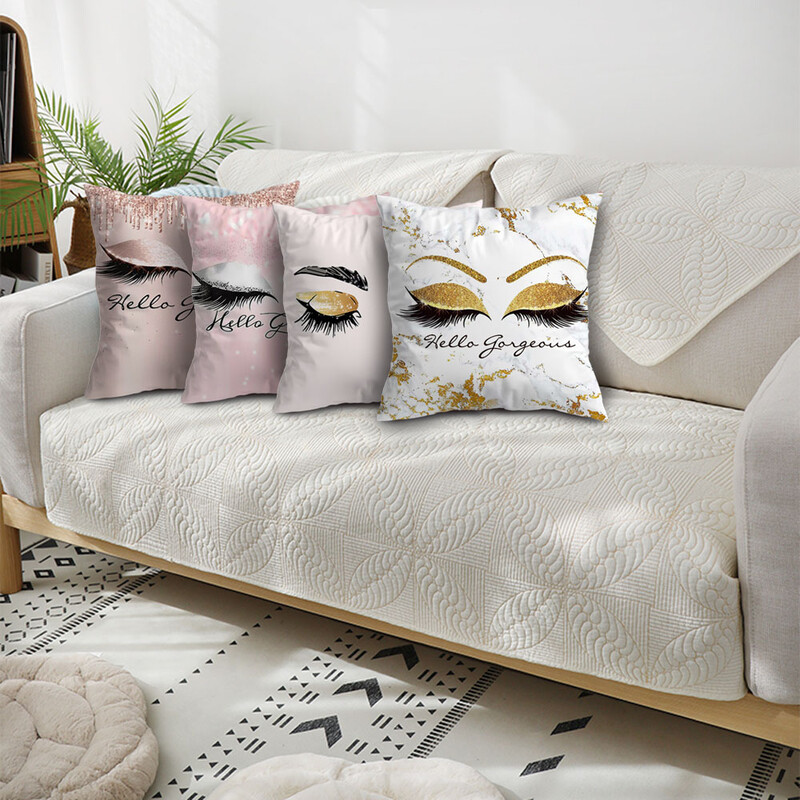 1PC Non Core Ins Style Beauty Makeup Trepavice Breskvasta koža Jastučnica Četvrtasta jastučnica Kauč s jastučnicom za kućnu upotrebu