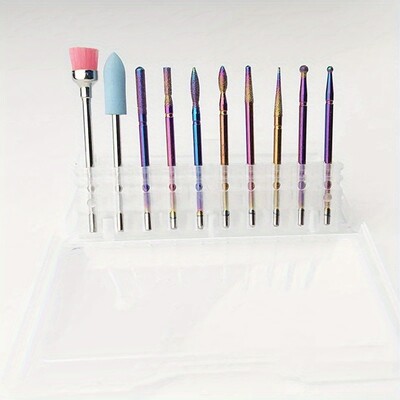 10 komada karbidnih dijamantnih svrdla za nokte Glodala za manikuru alata za prethodnu obradu mrtve kože