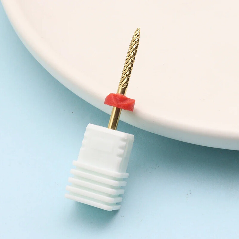 1kom kvalitetnih karbidnih svrdla za nokte - vrhunsko glodalo od karbida za učinkovite turpije za nokte, rezač za manikuru i nail art T