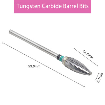 Easy Nail Spiral Professional Carbide Nail Drill Bit Ηλεκτρικό τρυπάνι λίμας νυχιών Hot πώληση Υψηλής ποιότητας