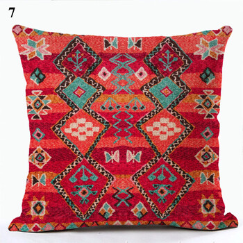 Bohemian Throw Pillows Case Καφέ μαξιλάρια Διακοσμητικό λινό Άνετο κάλυμμα μαξιλάρι γεωμετρικό κάλυμμα μαξιλαριού Μαξιλαροθήκη σπιτιού