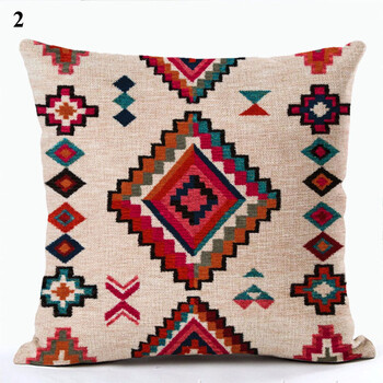 Bohemian Throw Pillows Case Καφέ μαξιλάρια Διακοσμητικό λινό Άνετο κάλυμμα μαξιλάρι γεωμετρικό κάλυμμα μαξιλαριού Μαξιλαροθήκη σπιτιού