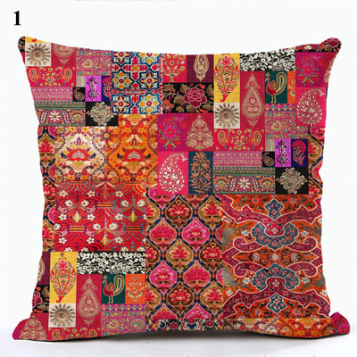 Boemske jastučnice Smeđi jastuci Ukrasna posteljina Udobna navlaka Jastuk Geometrijska jastučnica Kućna jastučnica