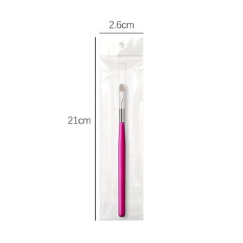 1-9PCS Nails Art Brush Pen 3D Tips Pattern Photootherapy Ακρυλικό UV Gel Extension Builder Coating Πένα ζωγραφικής DIY Εργαλεία μανικιούρ