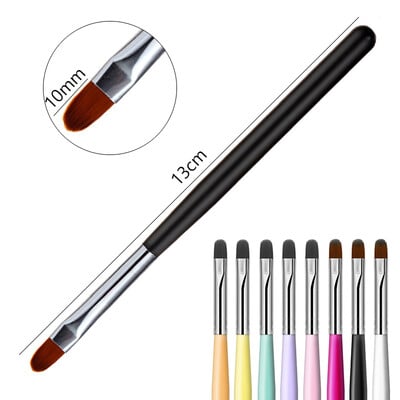 1-9PCS Nails Art Brush Pen 3D Tips Pattern Phototherapy Acrylic UV Gel Extension Builder Coating Painting Pen Инструменти за маникюр Направи си сам