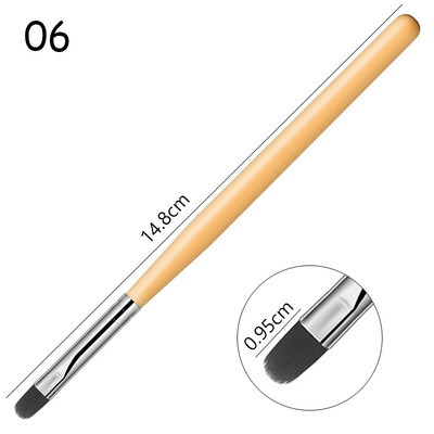 1-9PCS Nails Art Kist Pen 3D Tips Pattern Phototherapy Acrylic UV Gel Extension Builder Coating Painting Pen Alat za DIY manikuru