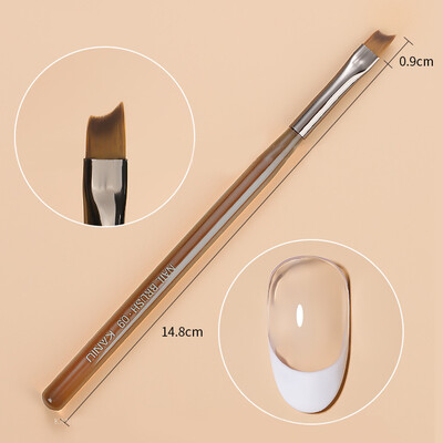 14 dydžių nagų dailės šepetėlis, metalinė rankena, nagų įdėklas Šepetys juostelių raštų dažymo teptukas akrilo UV gelio prailginimo piešimo drožyba rašiklis