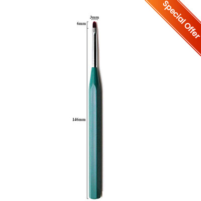 14 dydžių nagų dailės šepetėlis, metalinė rankena, nagų įdėklas Šepetys juostelių raštų dažymo teptukas akrilo UV gelio prailginimo piešimo drožyba rašiklis