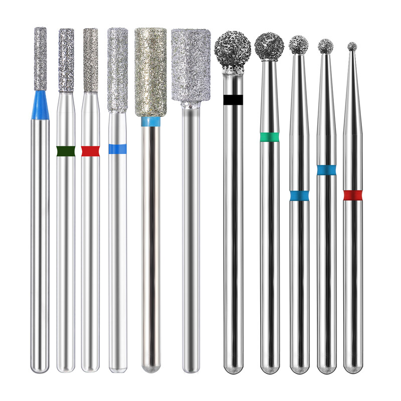 BNG Διαμαντένιο φρέζα για μανικιούρ Περιστροφικό τρυπάνι νυχιών Μύτες ηλεκτρικού μηχανήματος πεντικιούρ Εξοπλισμός πετσέτας αφαίρεσης εργαλείων