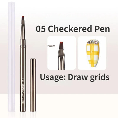 1/2/5kom Olovka za fototerapiju za nokte UV gel četkica Olovka Akrilna četka za slikanje noktiju Četka za crtanje Profesionalne četke za manikuru Alat