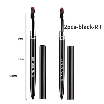 1/2/5kom Olovka za fototerapiju za nokte UV gel četkica Olovka Akrilna četka za slikanje noktiju Četka za crtanje Profesionalne četke za manikuru Alat