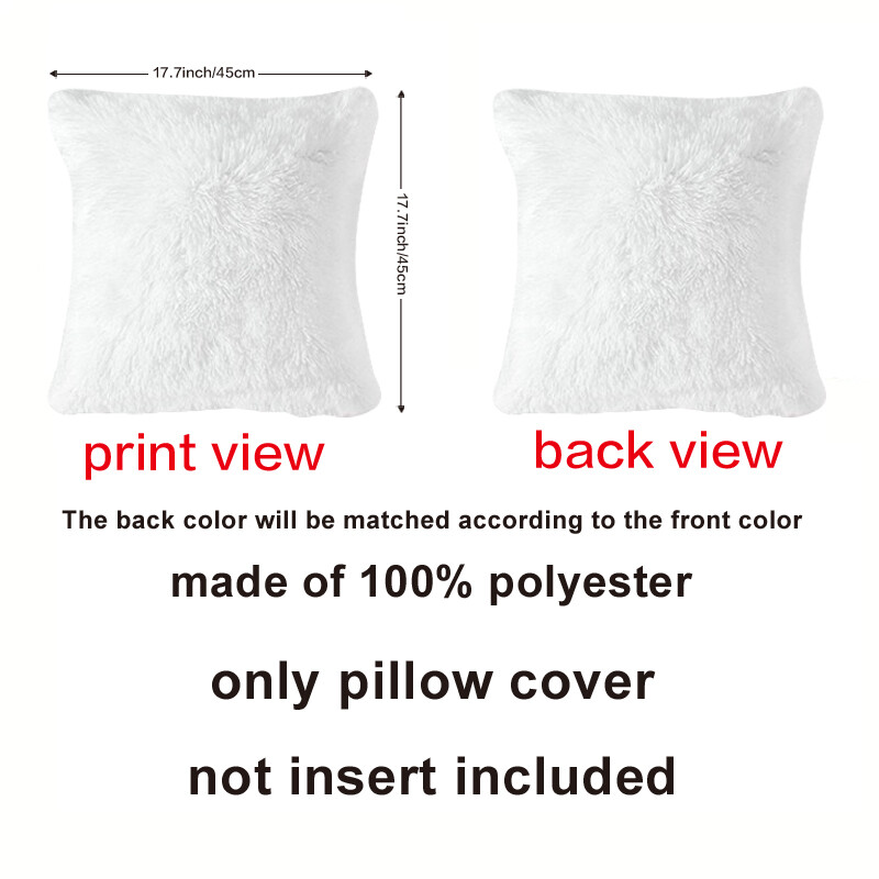 1 komad jastučnice od jednobojnog pliša od morskog baršuna, kućni dekor, sobni dekor, pribor za dekoraciju zabave 15,75x15,75 inča