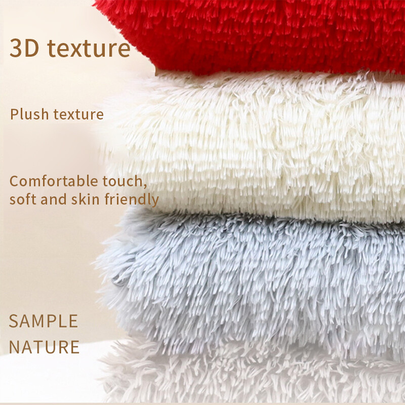 1 komad jastučnice od jednobojnog pliša od morskog baršuna, kućni dekor, sobni dekor, pribor za dekoraciju zabave 15,75x15,75 inča