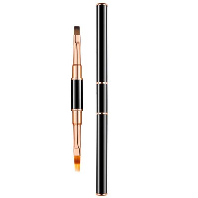 Pensule negre pentru căptușeală pentru arta unghiilor, 5 mărimi, pix pentru pictura pentru unghii / 8/12/20/25 mm, instrument de desen pentru linii lungi, detalii subțiri, stilou pentru manichiură