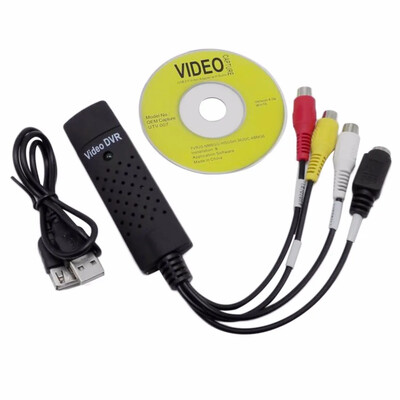 USB2.0 VHS uz DVD pārveidotājs Pārveidojiet analogo video ciparu formātā audio video DVD VHS ierakstīšanas tveršanas kartes kvalitātes datora adapteris