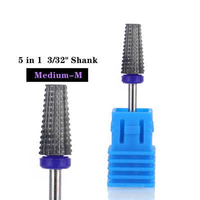 Τρυπάνια νυχιών από ατσάλι βολφραμίου 63 τύπων για ηλεκτρικό τρυπάνι νυχιών Μηχανήματα φρέζας για μανικιούρ Εργαλείο στίλβωσης αφαίρεσης επιδερμίδας