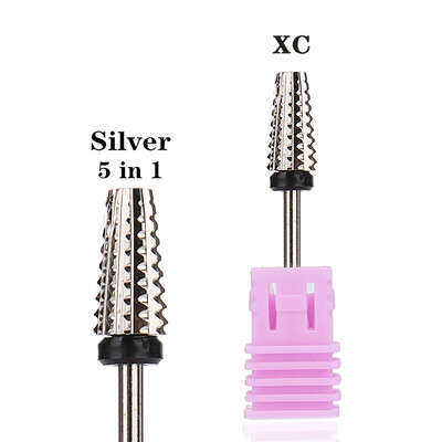 Τρυπάνια νυχιών από ατσάλι βολφραμίου 63 τύπων για ηλεκτρικό τρυπάνι νυχιών Μηχανήματα φρέζας για μανικιούρ Εργαλείο στίλβωσης αφαίρεσης επιδερμίδας