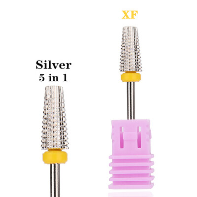 Τρυπάνια νυχιών από ατσάλι βολφραμίου 63 τύπων για ηλεκτρικό τρυπάνι νυχιών Μηχανήματα φρέζας για μανικιούρ Εργαλείο στίλβωσης αφαίρεσης επιδερμίδας