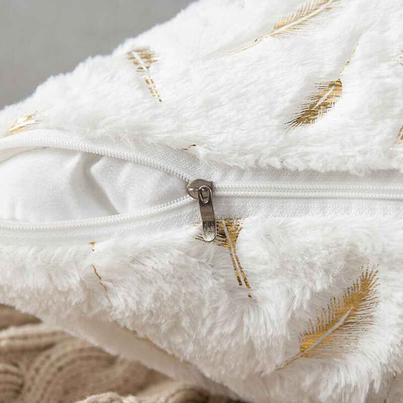 Nova kratka flis jastučnica plišana jastučnica zimska topla pahuljasta jastučnica za spavanje jastučnica za kućni krevet jastučnica 45*45 cm