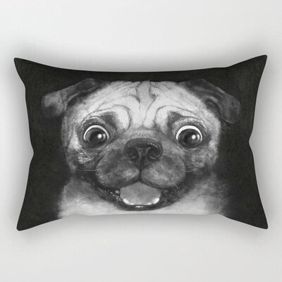 Lijep crtić, male životinje, elegantan par, dom, dnevni boravak, spavaća soba, ukrasna pravokutna jastučnica, kauč, jastučnica, 30x50 cm