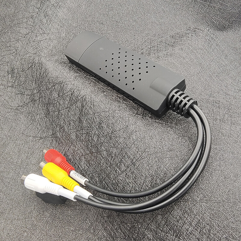 USB2.0 audio video uztveršanas kartes TV uztvērējs VHS uz DVD video tveršanas pārveidotājs priekš Win7/8/XP/Vista ar USB kabeli