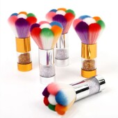 1 kom četkica za nokte za manikuru Nail Art četkica popularna okrugla mala četka za gel lak četkice za čišćenje prašine pribor za nokte alati