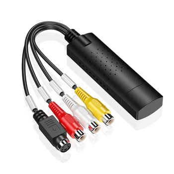 USB 2.0 Video Audio Converter Capture Card Video Audio Converter TV DVD VHS Audio Capture Adapter Card TV Video DVR