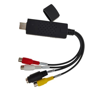 Convertor audio video USB 2.0 Card de captare Convertor audio video TV DVD VHS Card adaptor de captare audio TV Video DVR