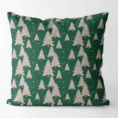 Κάλυμμα μαξιλαριού Χριστουγεννιάτικου Δέντρου Πράσινο Μαξιλάρι Καλύμματα Χριστουγεννιάτικη διακόσμηση, Προσωποποιημένο δώρο, Σαλόνι, Διακόσμηση σπιτιού, 45x45, 40X40