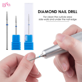 BNG Diamond Nail Bits Τρυπάνι Tornado Flame Cuticle 3/32\