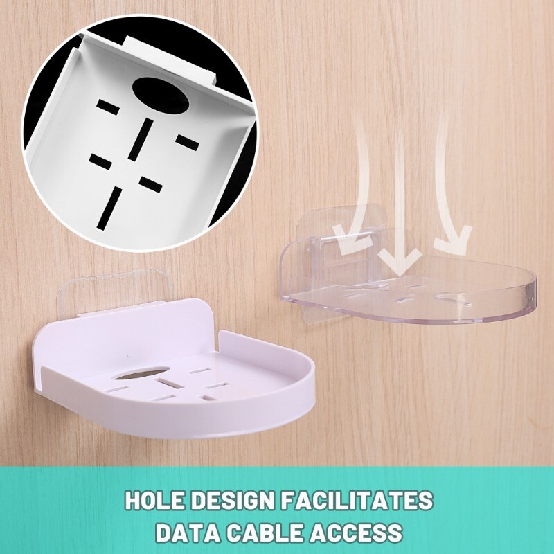 Μικρή κάμερα ασφαλείας Βάση επιτοίχιας τοποθέτησης Ακρυλική βάση κάμερας παρακολούθησης Αυτοκόλλητο ράφι για ηχεία Οθόνες μωρών