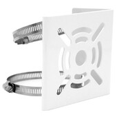 Novērošanas drošības CCTV kameras stiprinājuma kronšteins staba stiprinājuma kronšteins Metāla 1 komplekts