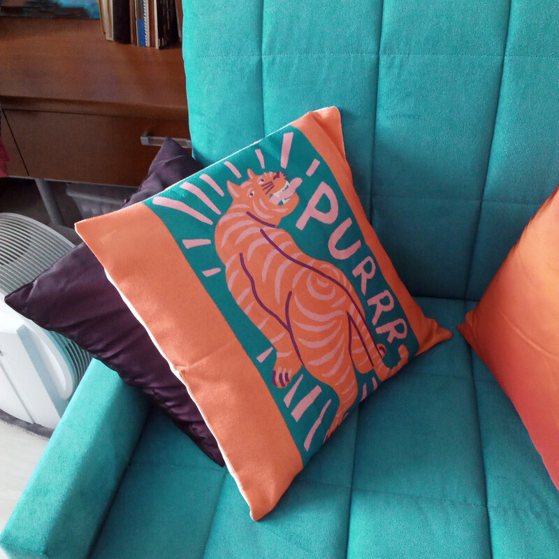 Životinjski stil Tigar Jastučnica Jesen Jungle Dekoracije doma Jastučnica Sofa Krevet Jastuci Navlake Jastučnice Soba Kissenbezug