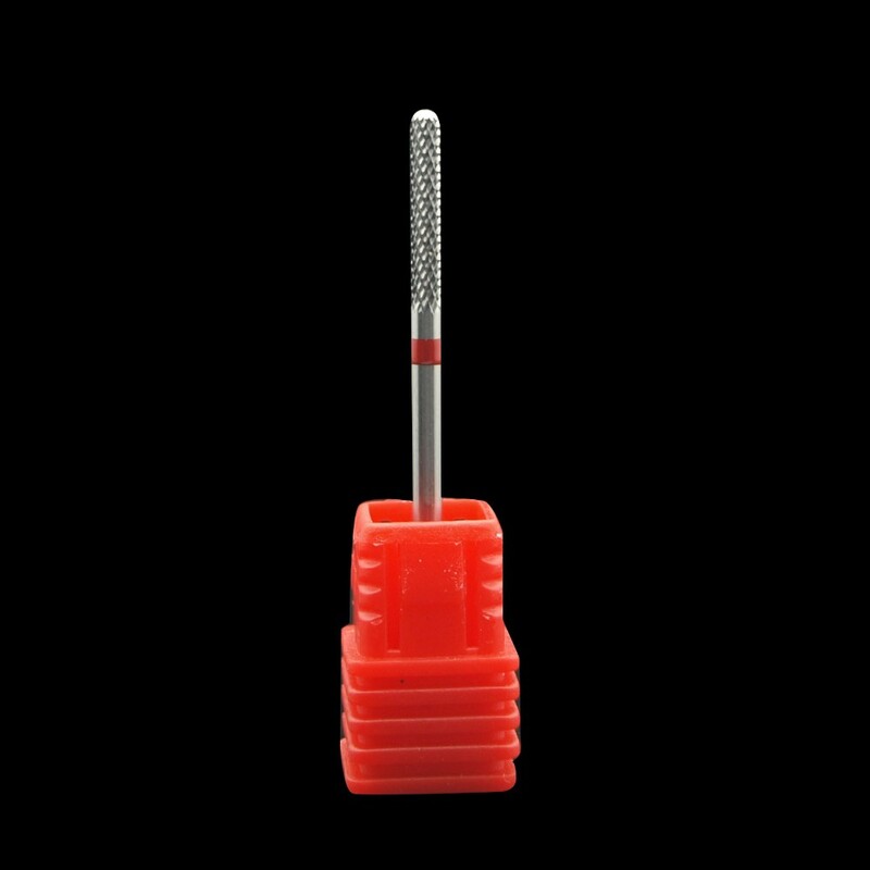 Kimaxcola~3/32'' Ατσάλι βολφραμίου Nail Drill Bit Λίμα νυχιών Carbide Nozzle Gel remover Nail Cleaner Millings Bit 406502