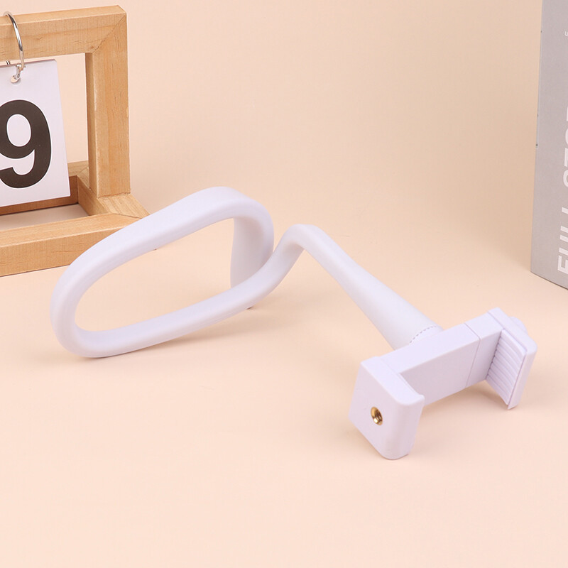 Universāls bērnu monitora turētājs, garāks, balts, elastīgs silīcija bērnu kameras statīvs, ideāls IP kameras stiprinājuma caurums, gultiņas šūpuļa stienis