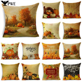 Sretna berba za Dan zahvalnosti Jesenska farma bundeva Jastučnice, jastučnice, jastučnice za kauč, ured, spavaća soba, više veličina