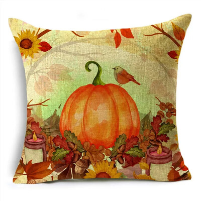 Sretna berba za Dan zahvalnosti Jesenska farma bundeva Jastučnice, jastučnice, jastučnice za kauč, ured, spavaća soba, više veličina