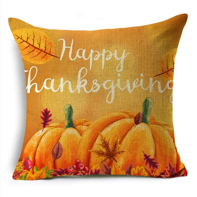 Sretna berba za Dan zahvalnosti Jesenska farma bundeva Jastučnice, jastučnice, jastučnice za kauč, ured, spavaća soba, više veličina