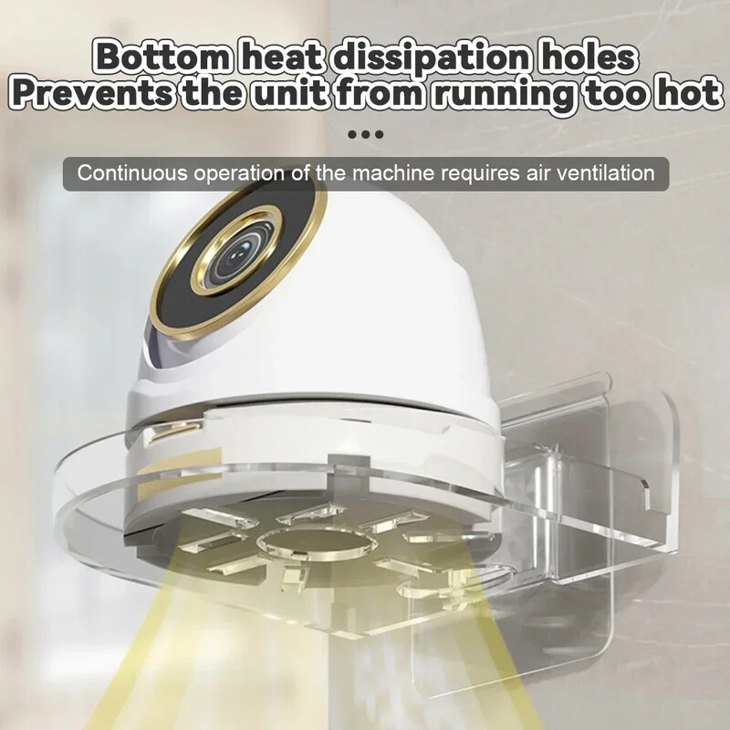 Drošības novērošanas kameras statīvs bez perforatora Jauns bezizsekojošs pie sienas stiprināms kronšteins mājās pašlīmējošs fiksators bez urbšanas 1 gab.