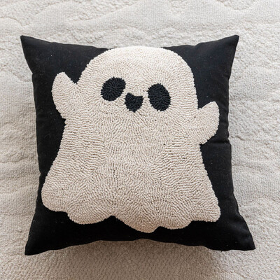 Halloween ukrasna jastučnica narančasta bundeva jastučnica za sofu kauč lanena pamučna jastučnica za jesensko uređenje doma 18x18"