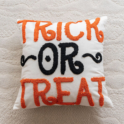 Halloween ukrasna jastučnica narančasta bundeva jastučnica za sofu kauč lanena pamučna jastučnica za jesensko uređenje doma 18x18"