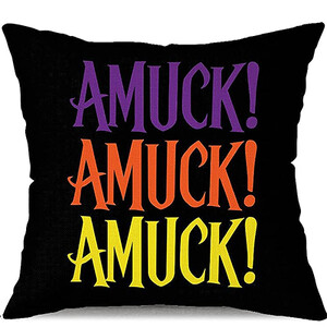 Halloween Μαξιλαροθήκη Κάστρο Διακόσμηση Μαύρη Μαξιλαροθήκη Αγρόκτημα Διακόσμηση Μαξιλαριού Κάλυμμα Μαξιλαριού Καναπέ σπιτιού 45x45 μαξιλαροθήκη