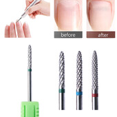 1kom Pro karbidne burgije za nokte Nail Art Električne bušilice Turpije Alati za uređenje noktiju izrežite i polirajte donji dio nokta