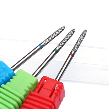 1 τεμ. Pro carbide Nail Drill Bits Nail Art Electric Drill Machine Files Nail Art Tools κόβουν και γυαλίζουν το κάτω μέρος του νυχιού