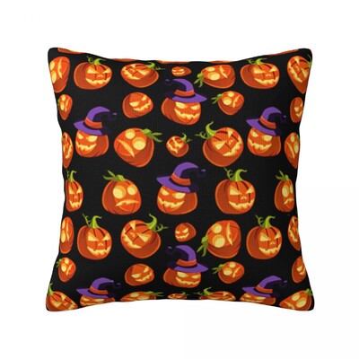 Noć vještica bundeva i paukova mreža s uzorkom jastučnica Dekoracija kauča za kućnu dnevnu sobu Jastučnica s patentnim zatvaračem