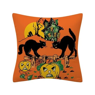 1 kom Halloween ukrasna jastučnica za dnevni boravak Kauč Ukrasi Čarobnjak Bundeva Mačka zagrljaj Jastučnica Dekoracija kućne sobe